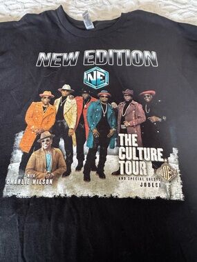 New Edition Culture Tour 2022 Tee 2XL R&B Concert Shirt Charlie Wilson Jodeci